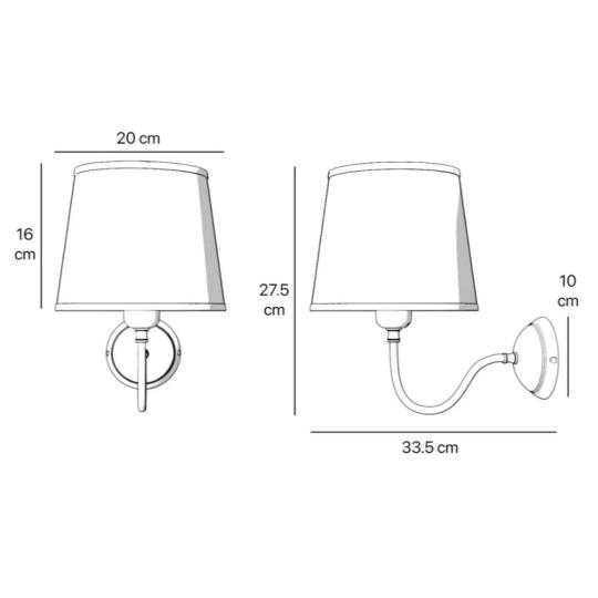 elegantny obciansky zlata lampa nastenna textil tienidlo mosadz spalna sedliacky dom country vintage vidiecky styl balaton balatonfelvidek hotel citacacia lampa k posteli velkost.jpg